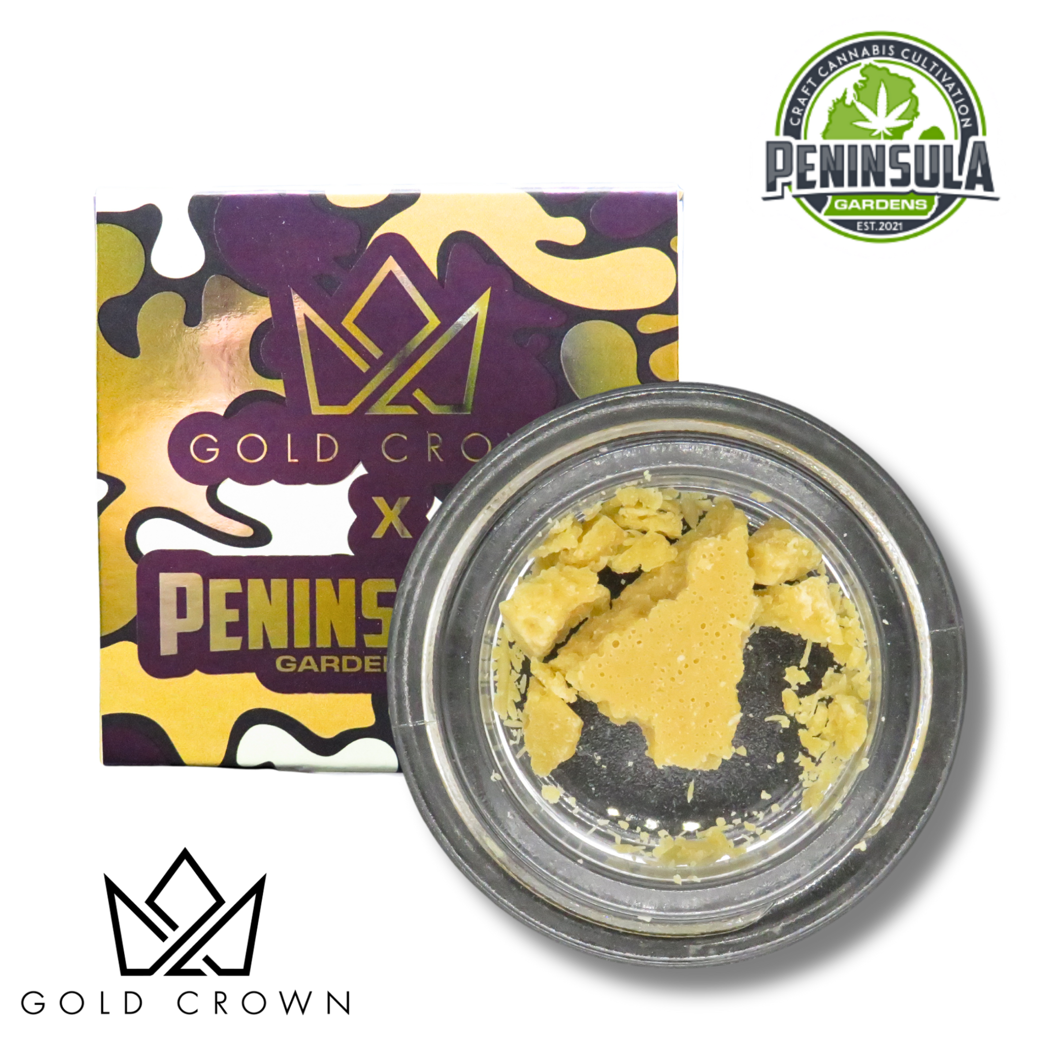 Photograph of product: Peninsula Gardens x GC - Cadillac Rainbows Crumble | 1g