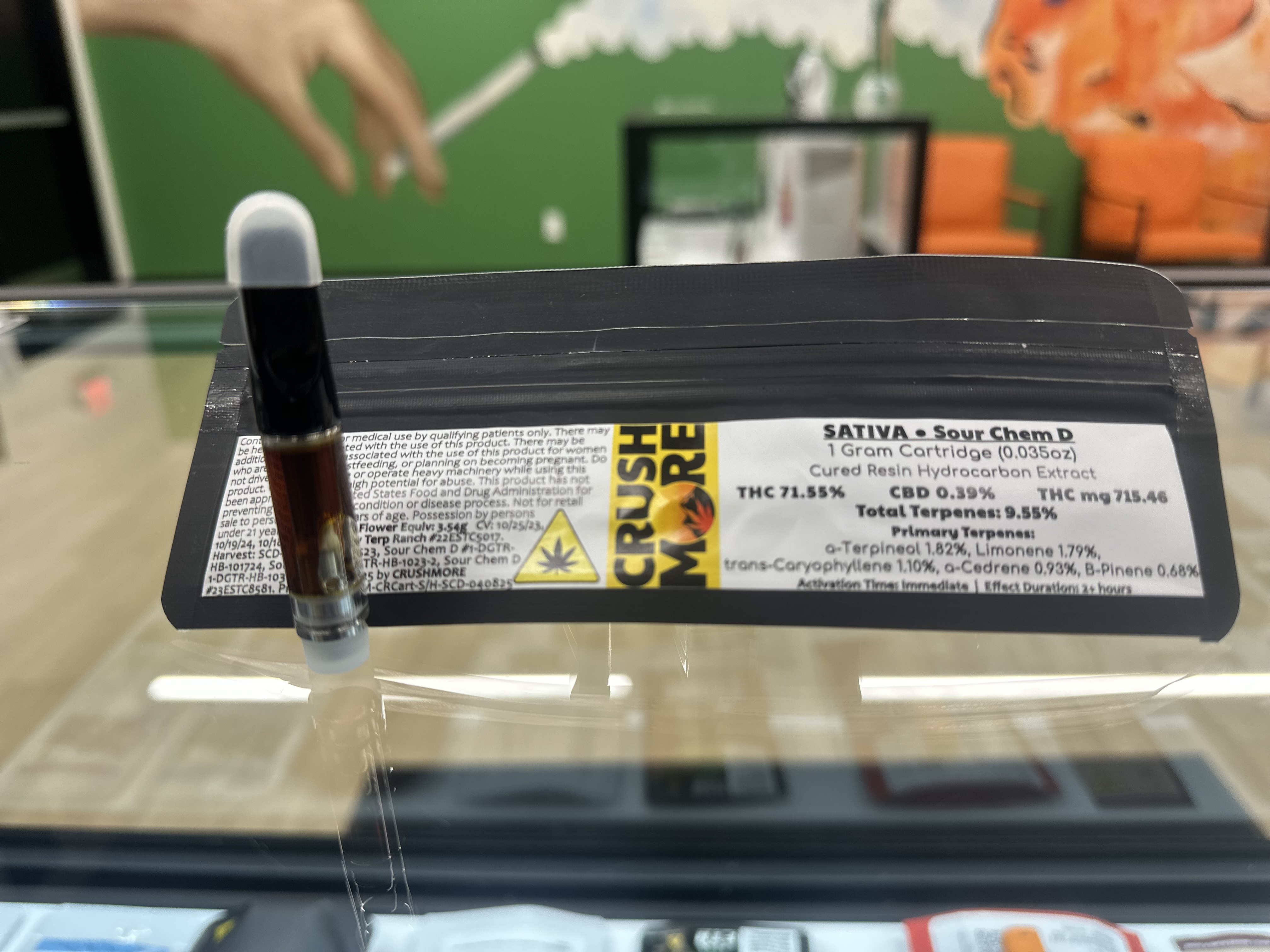 Photograph of product: SOUR CHEM D - Cured Resin