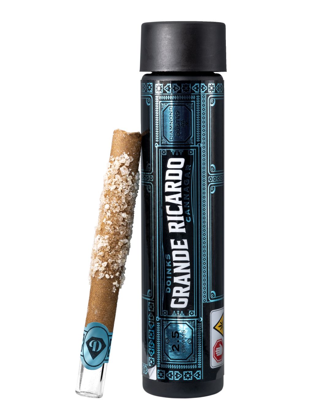 Photograph of product: DOINKS Grande Ricardo DD Orange Push Pop 2.5g