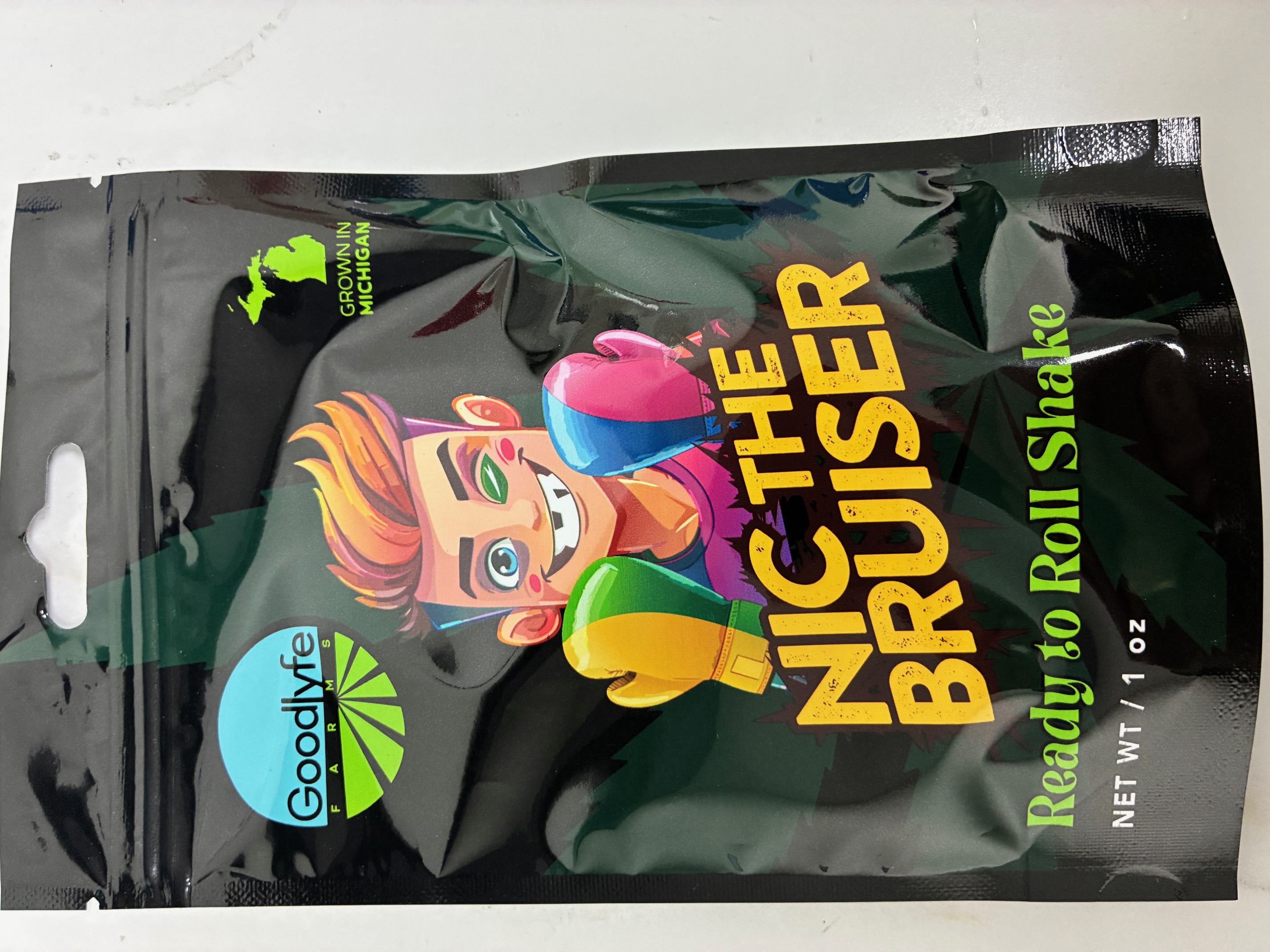 Photograph of product: Goodlyfe - Nic The Bruiser Ready to Roll Shake OZ - 28g