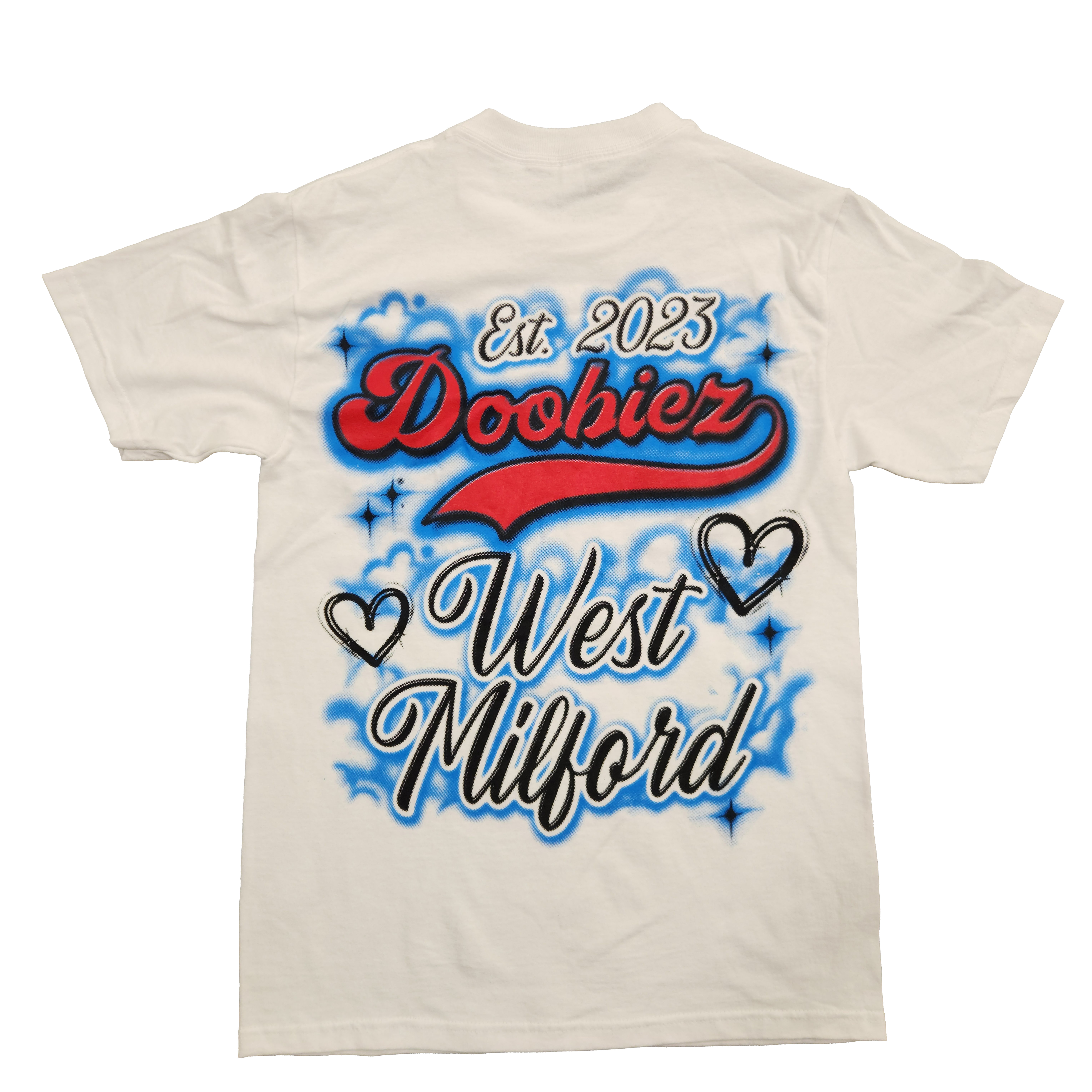 Photograph of product: Doobiez Graphic Tee - West Milford Grafitti