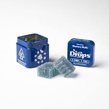 Photograph of product: Drops | 4:1 Blueberry Comfort | Jelly Single | 25mg