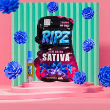 Photograph of product: Ripz - Vape Cart - Blue Zkittles