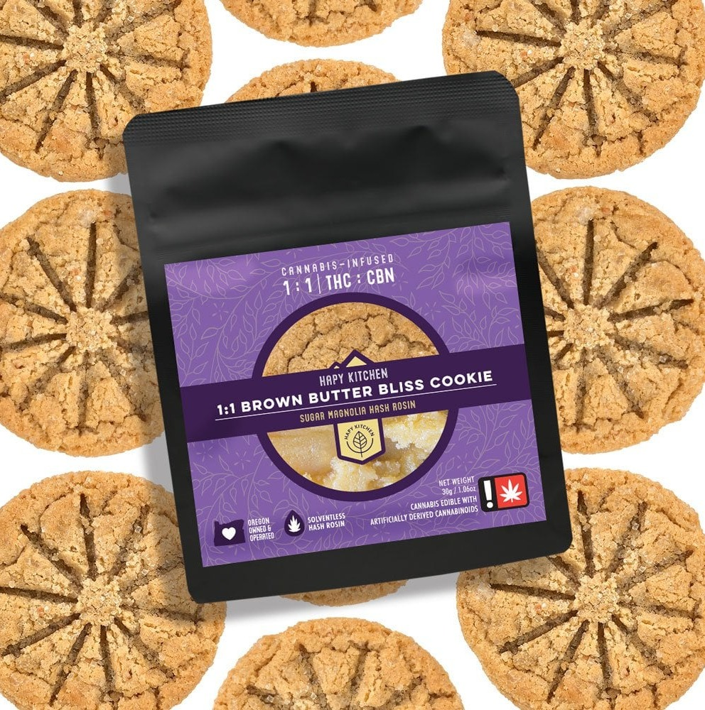 Photograph of product: Hapy Kitchen 100mg Cookie]1:1 Brown Butter Bliss