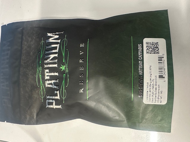Photograph of product: Platinum Reserve | 14g Flower | Purple Urkle