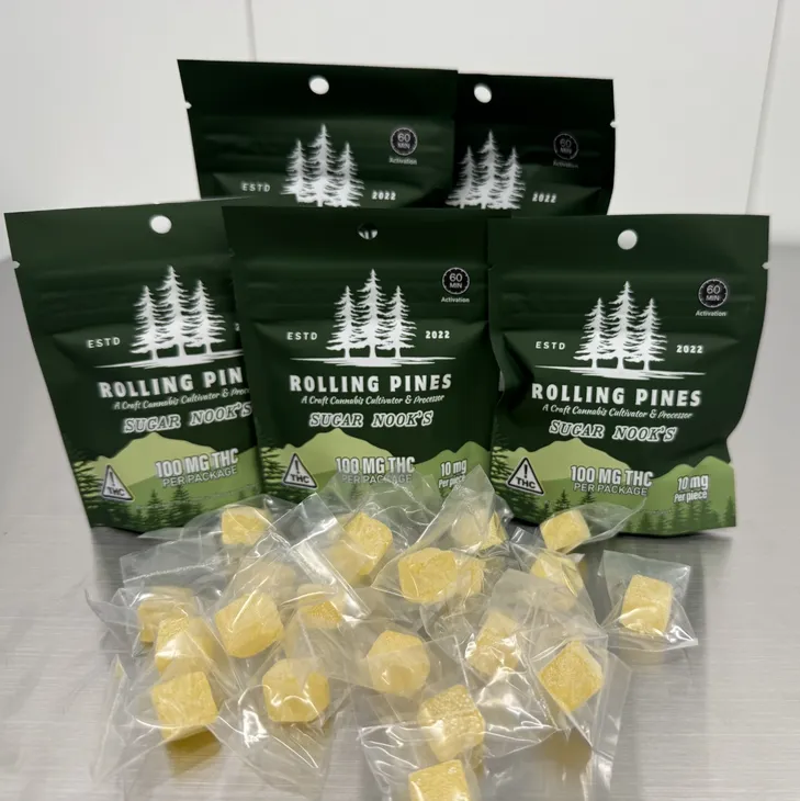 Photograph of Product: Passion Fruit Sugar Nook | 100mg | Edible