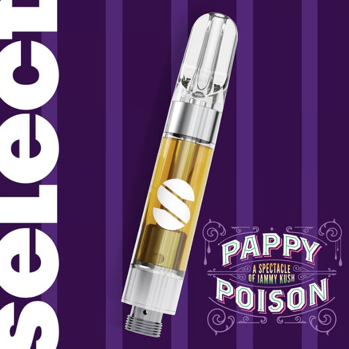 Photograph of product: *PROMO* Select Terpologist Elite - Pappy Poison - .5g - Vape Cartridge