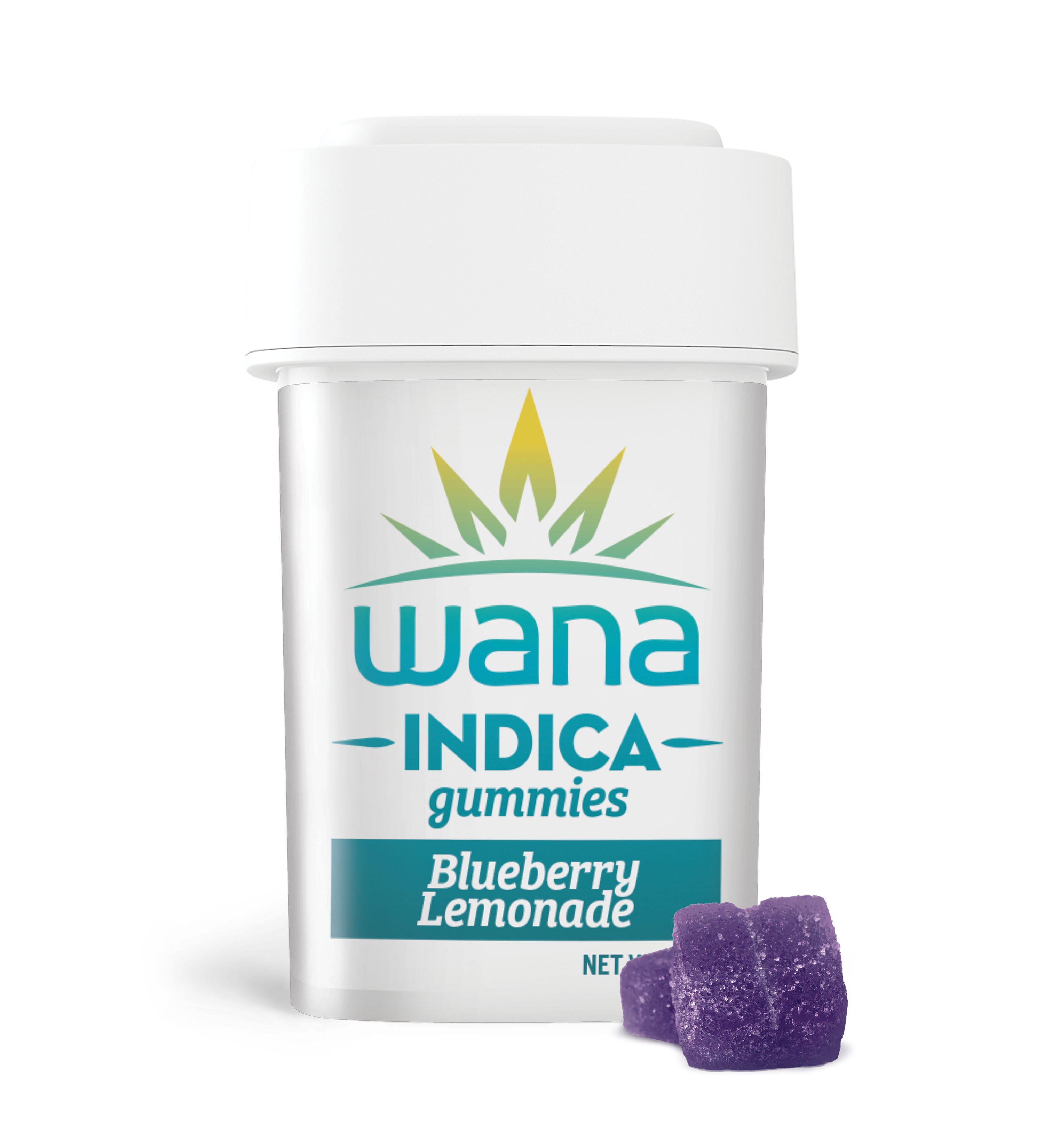 Photograph of Product: Classic Blueberry Lemonade Indica Gummies [10 pack] | 200mg