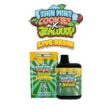 Photograph of product: Thin Mint Cookies X Jealousy Live Resin AIO 1g - 