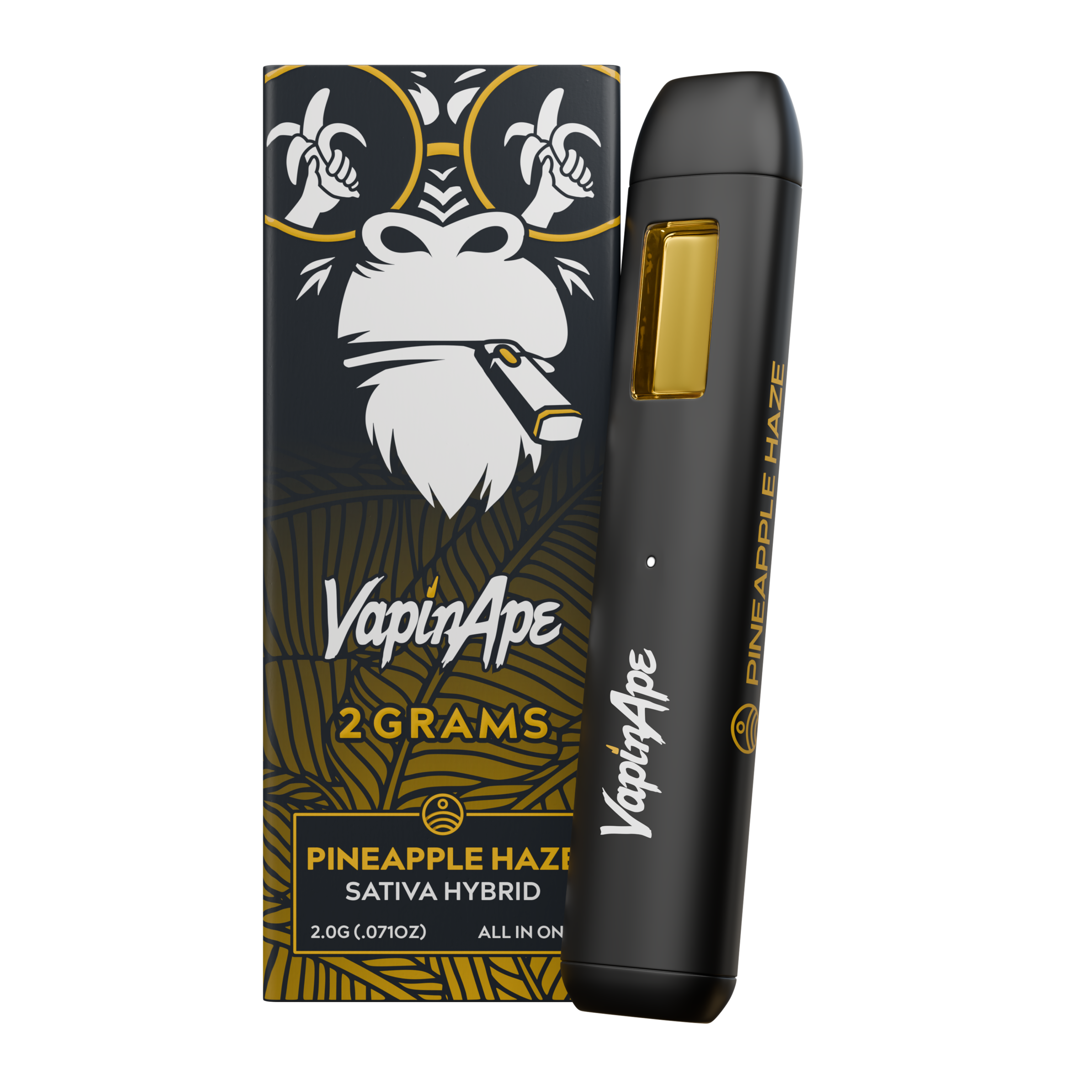 Photograph of product: Vapin Ape Pineapple Haze All-In-One Vape | 2g