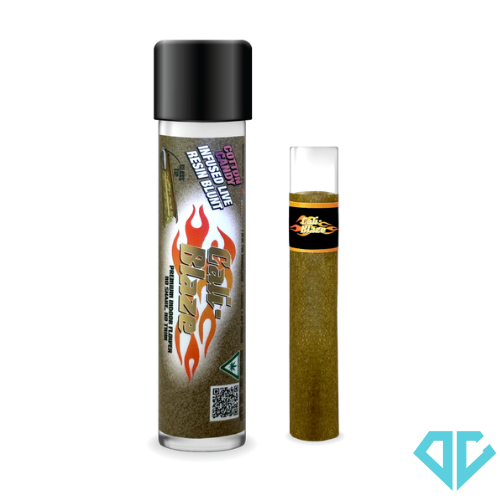 Photograph of product: Cali-Blaze Cotton Candy Donut Pre-Roll 1.2g