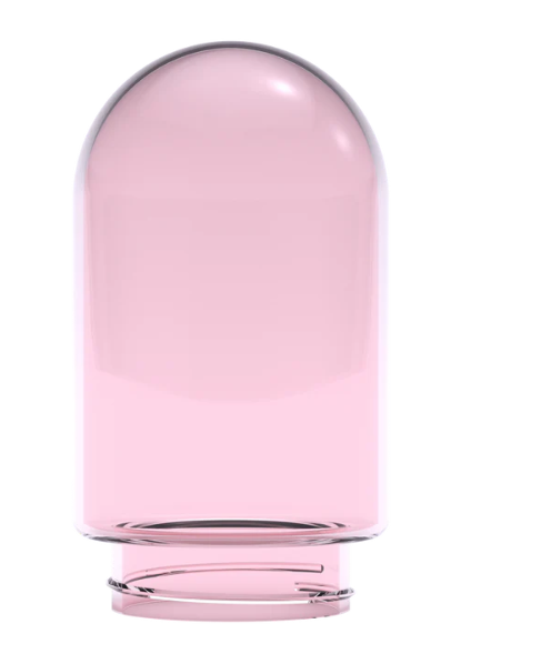 Photograph of product: Single Pink Glass Globe (Large)