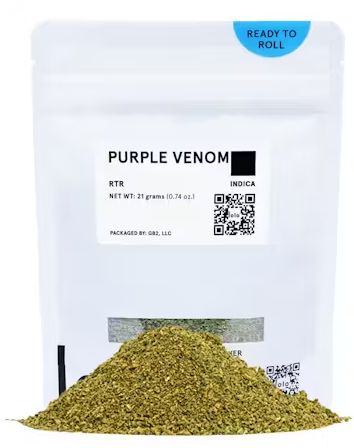 Photograph of product: 21g Purple Venom Ready to Roll - Lolo
