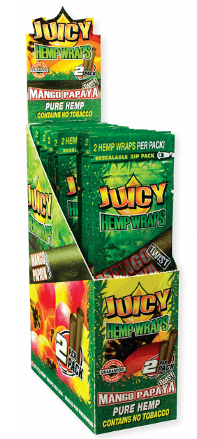 Photograph of product: Juicy Jay's Hemp Wraps 2 Pack | Mango Papaya