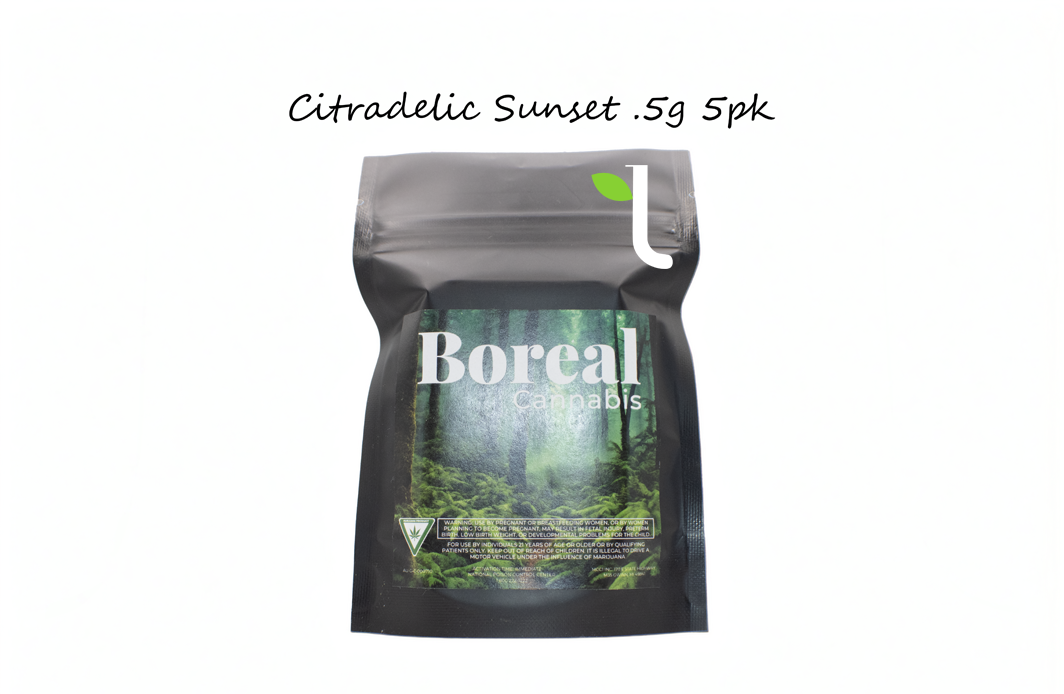 Photograph of product: Boreal Oui'd | Citradelic Sunset | .5g 5pck