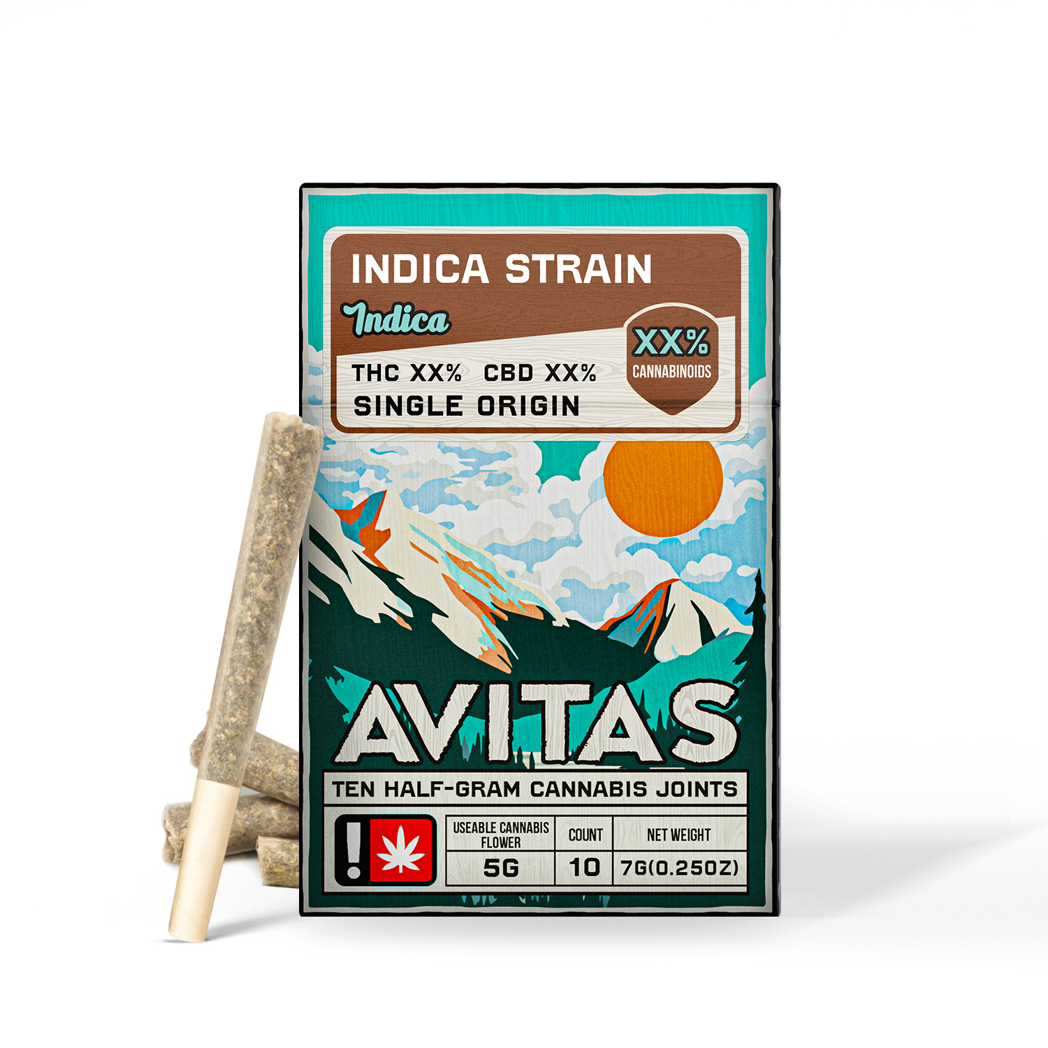 Photograph of product: Avitas - Gelato Punch Pre-Roll 10pk