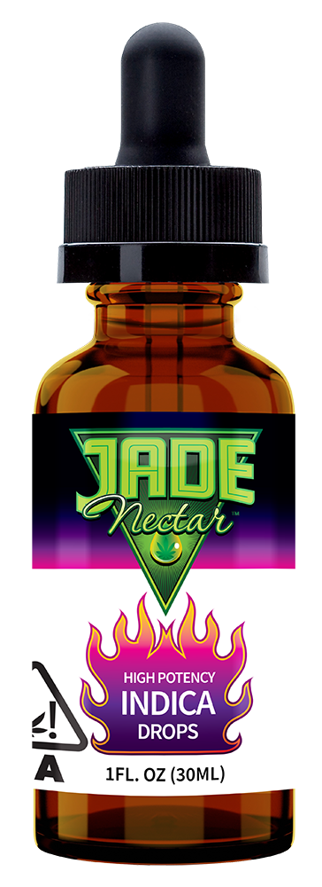 Photograph of Product: High Potency Indica Drops TINCTURE - Jade Nectar