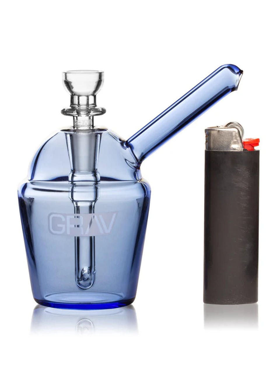 Photograph of product: GRAV - Slushee Cup Pocket Bubbler - Light Cobalt