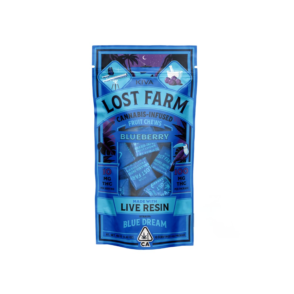 Photograph of product: Blueberry Chews