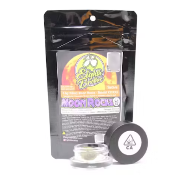 Photograph of product: 1/8 OZ- MOON ROCKS- SUPER LEMON HAZE- INFUSED FLOWER