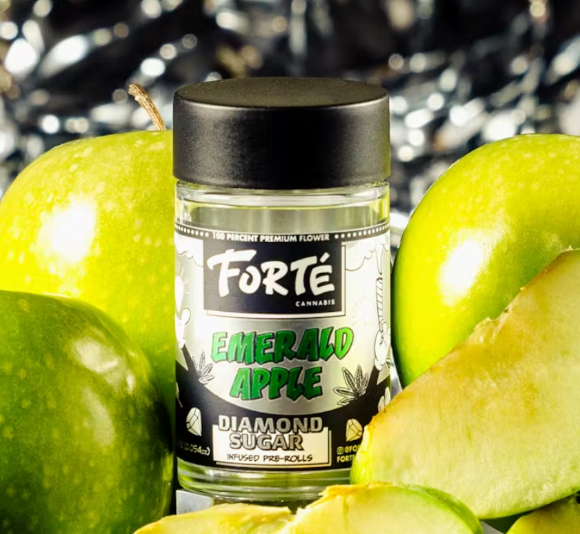 Photograph of Product: Forte - Diamond Pre-roll 0.5g - 5pk - Emerald Apple