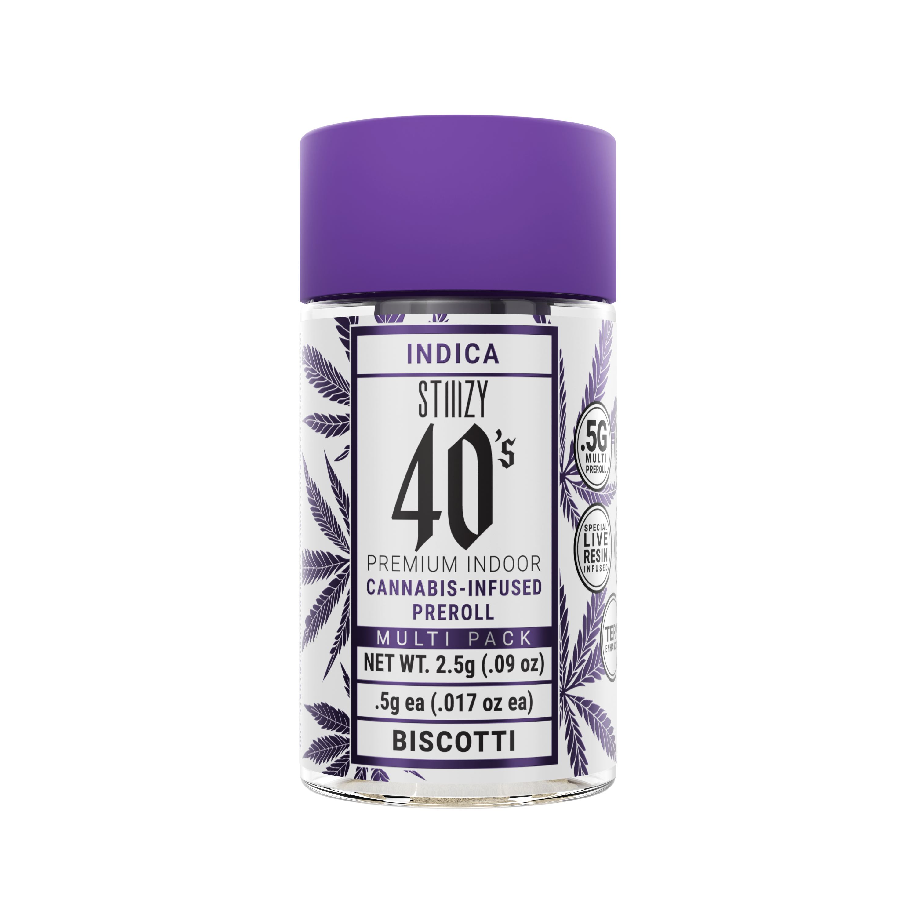 Photograph of product: Biscotti /5pk Infused Preroll