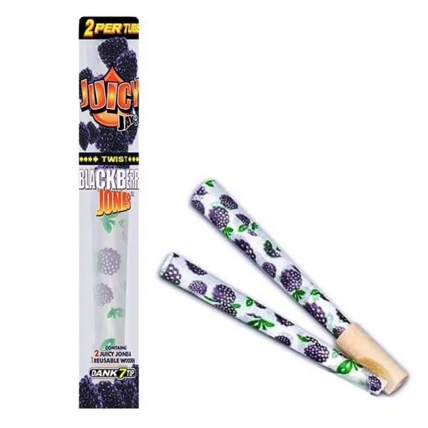 Photograph of product: Juicy Jay's Pre-Rolled Cones - Blackberry