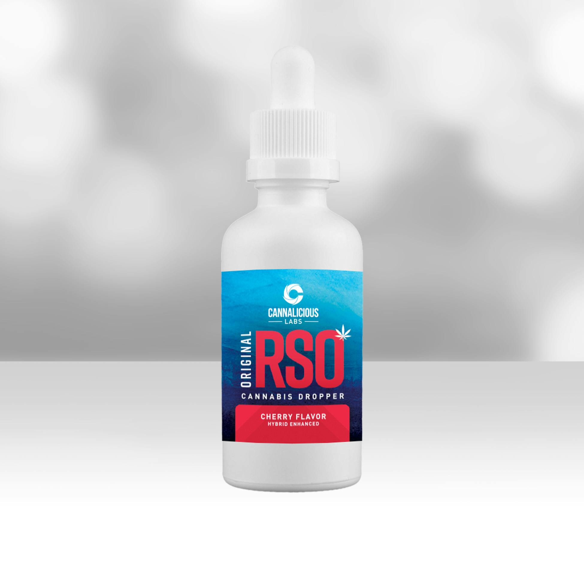 Photograph of Product: Cannalicious Labs - Cherry Original 200mg RSO Infused Drops