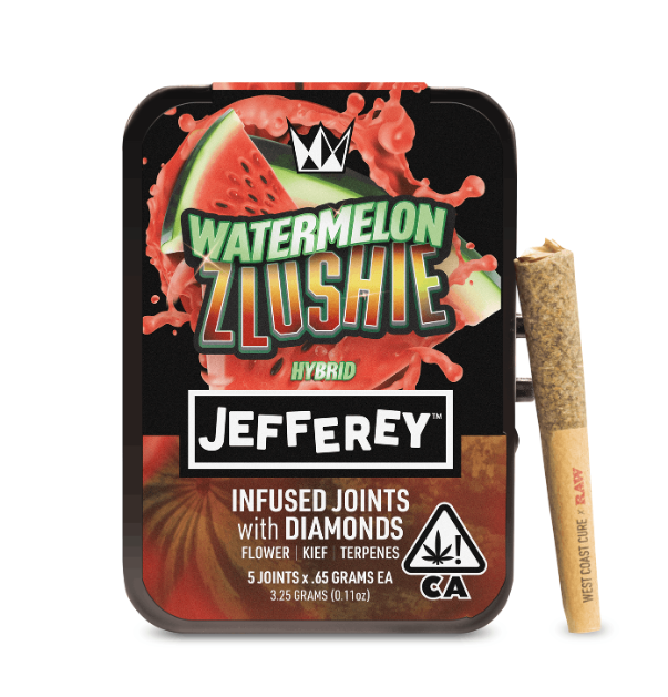Photograph of product: WATERMELON ZLUSHIE - 0.65G  5PK JEFFEREY INFUSED