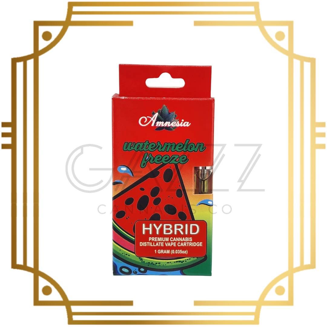 Photograph of product: Amnesia Watermelon Freeze Vape Cartridge