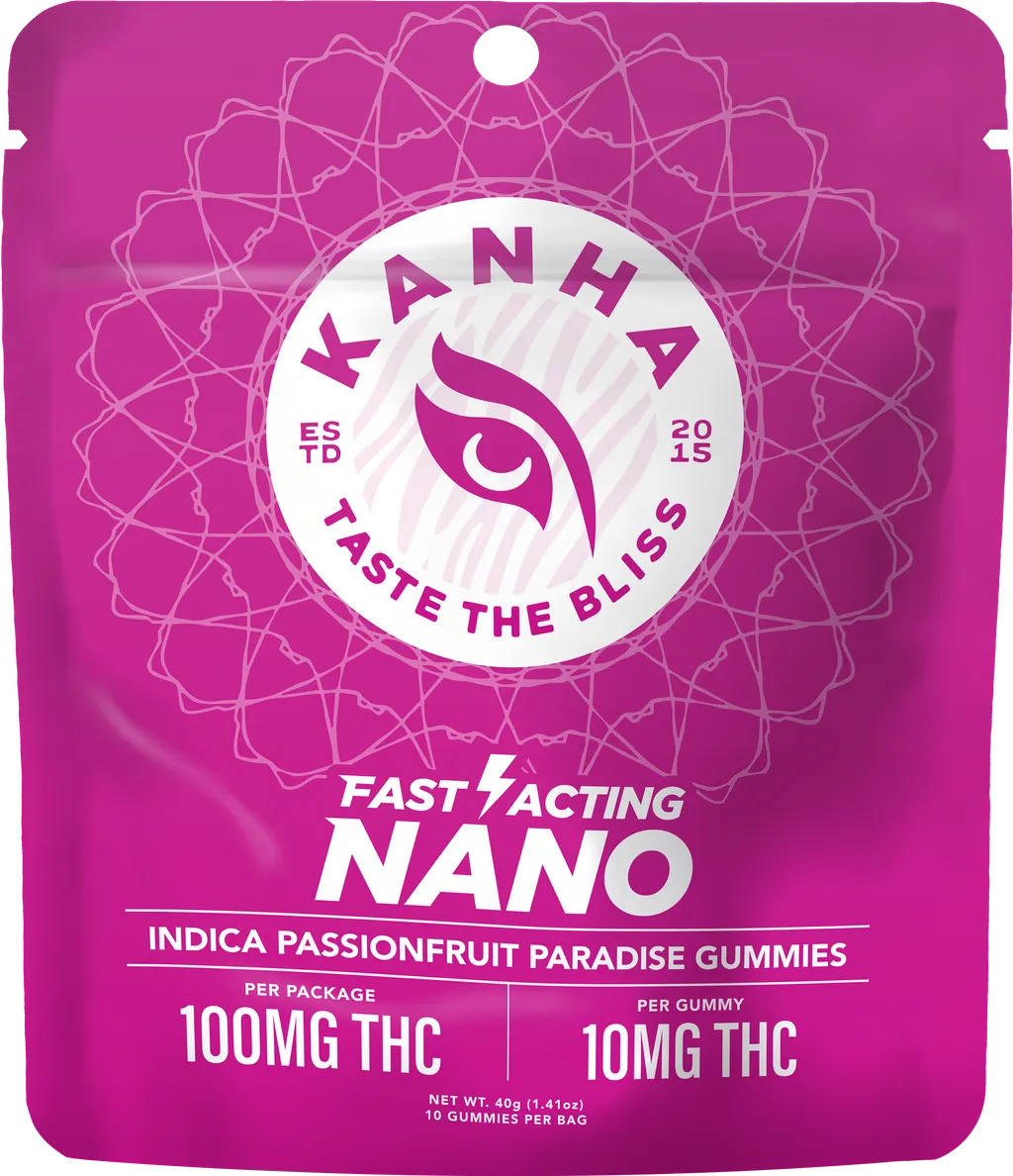 Photograph of product: Gummy Passionfruit Paradise NANO | 100mg