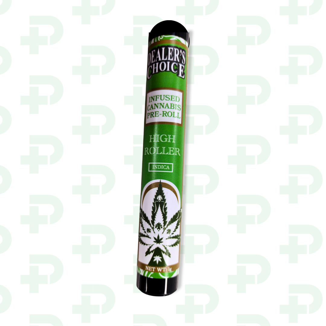Photograph of product: Dealers Choice Infused Preroll - High Roller