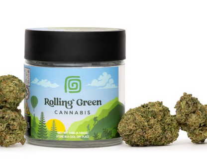 Photograph of Product: Gelato Indica Dominant | Rolling Green - 3.5g
