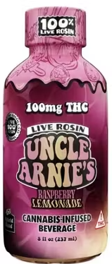 Photograph of product: Beverage | Uncle Arnie's | Raspberry Lemonade [Live Rosin]