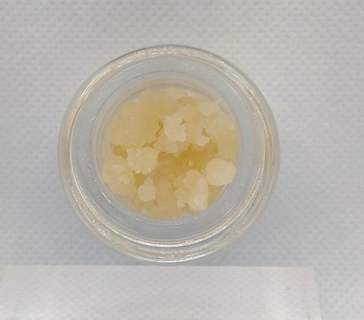 Photograph of product: Crude Boys | Strawberry GMO | Live Resin Concentrate Oui'd