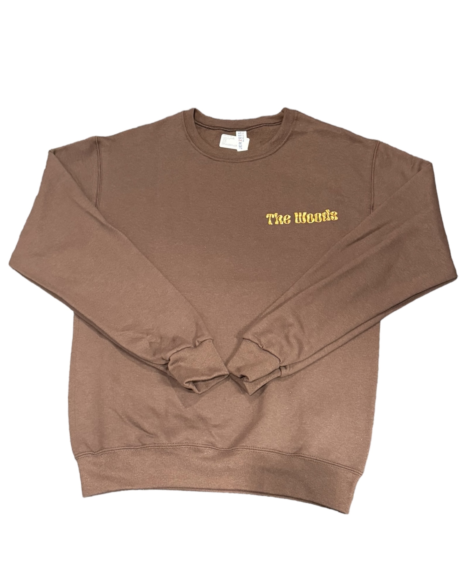 Photograph of product: Brown Trippy Logo Crewneck (Xl)