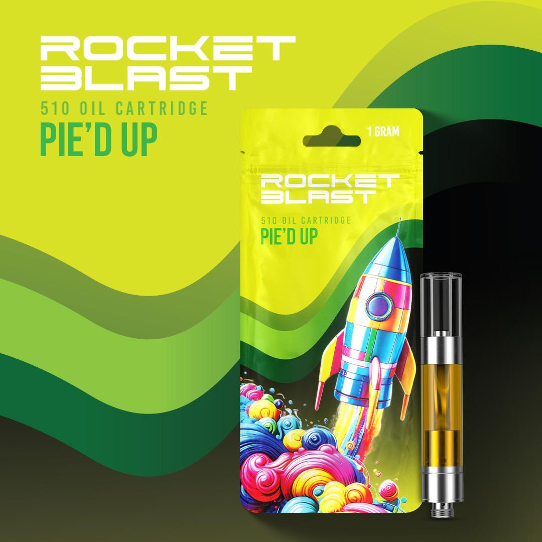 Photograph of product: Rocket Blast - 1g Cart - Pied Up