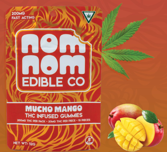 Photograph of product: Nom Nom - Mucho Mango 200mg