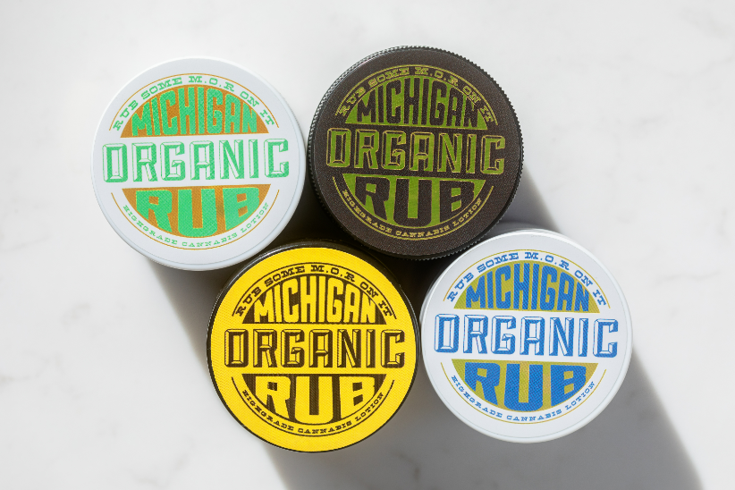 Photograph of product: Michigan Organic Rub - Vanilla Mint 1:1 (3oz)