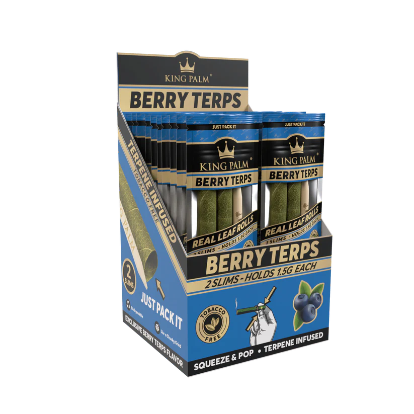 Photograph of product: King Palm "Berry Terps" Slims (2pk)
