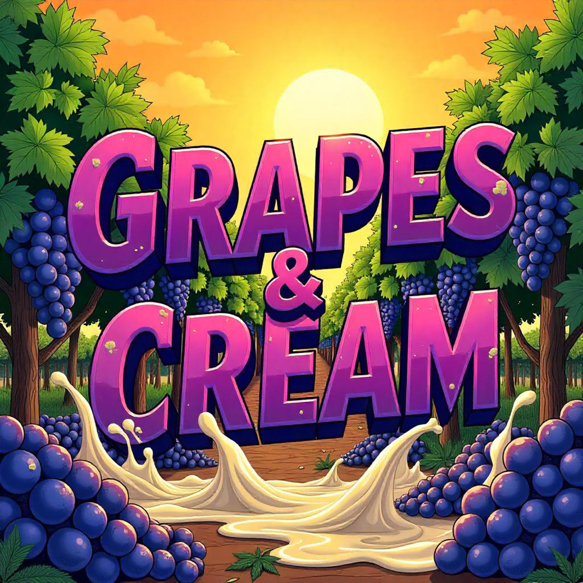 Photograph of product: DELI - Grapes & Cream - 28g