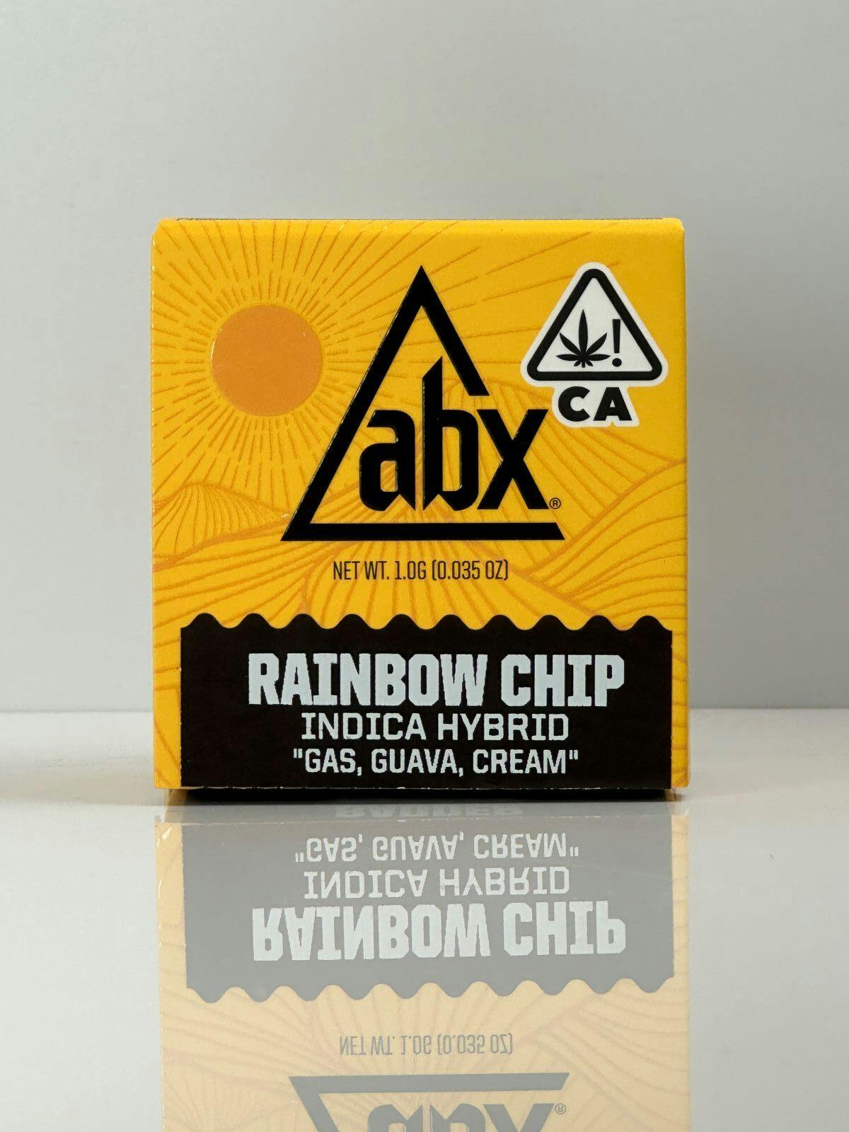Photograph of product: ABX 1g Rainbow Chip Badder