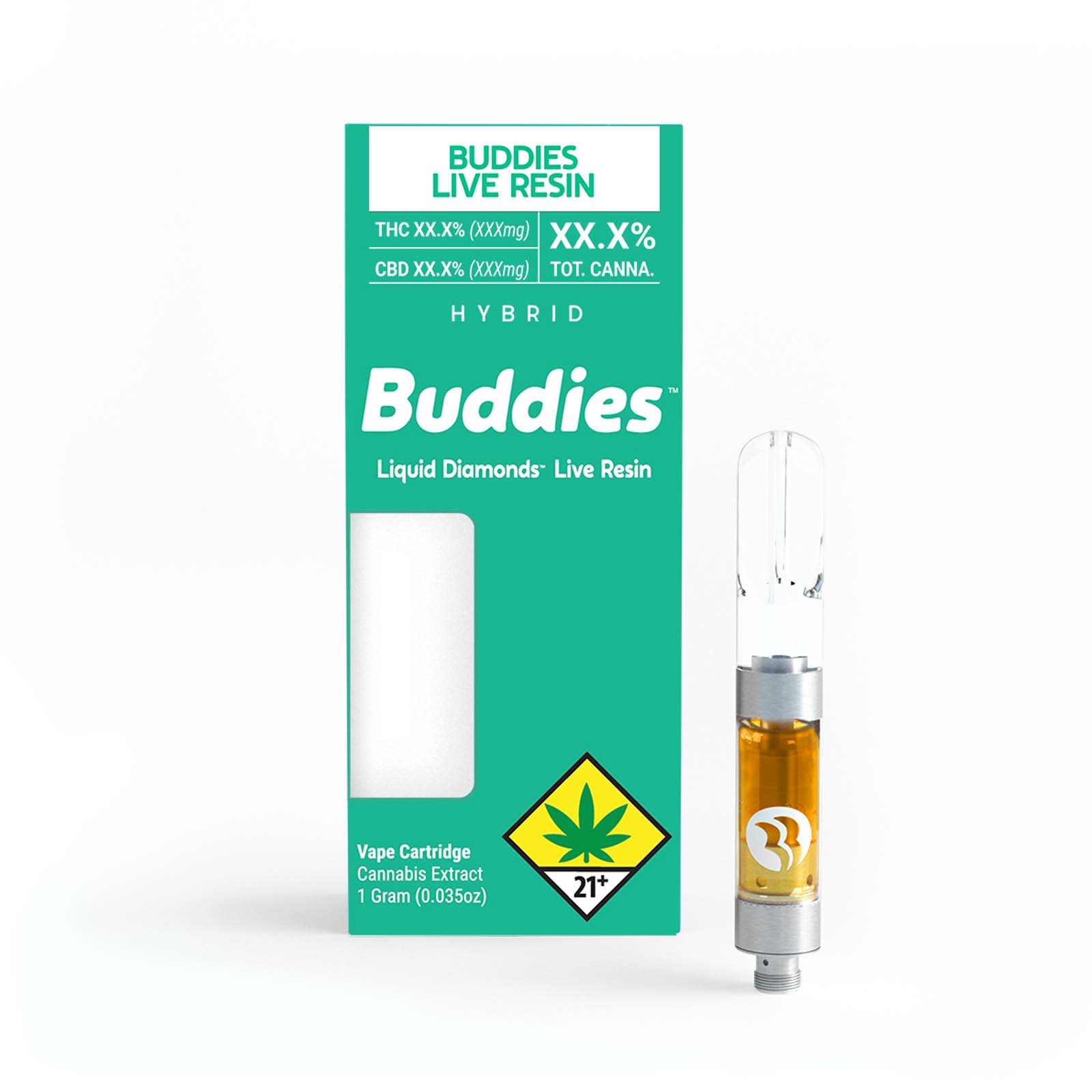 Photograph of product: Tahitian Punch Liquid Diamonds Live Resin Cartridge | 1g