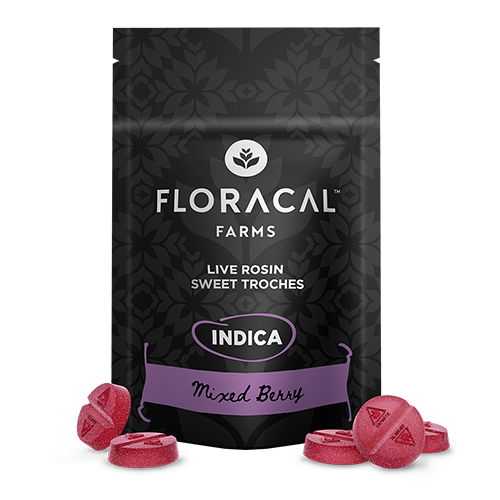 Photograph of product: 10ct/10mg Live Rosin Troches (Mixed Berry)