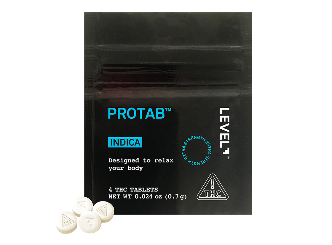 Photograph of product: LEVEL au chocolattab Oui'd 10x 25mg