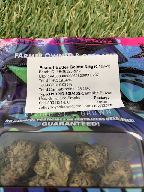 Photograph of product: PEANUT BUTTER GELATO 3.5G - 