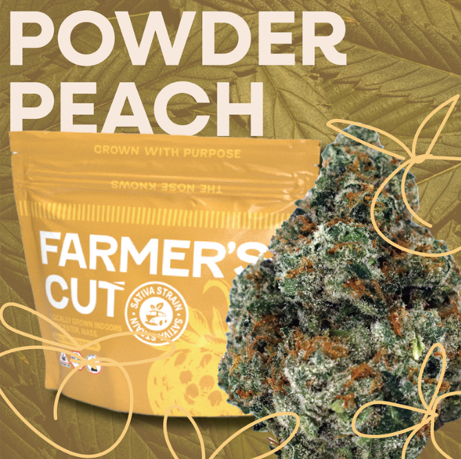 Photograph of product: Powder Peach Popcorn 28g (1oz)
