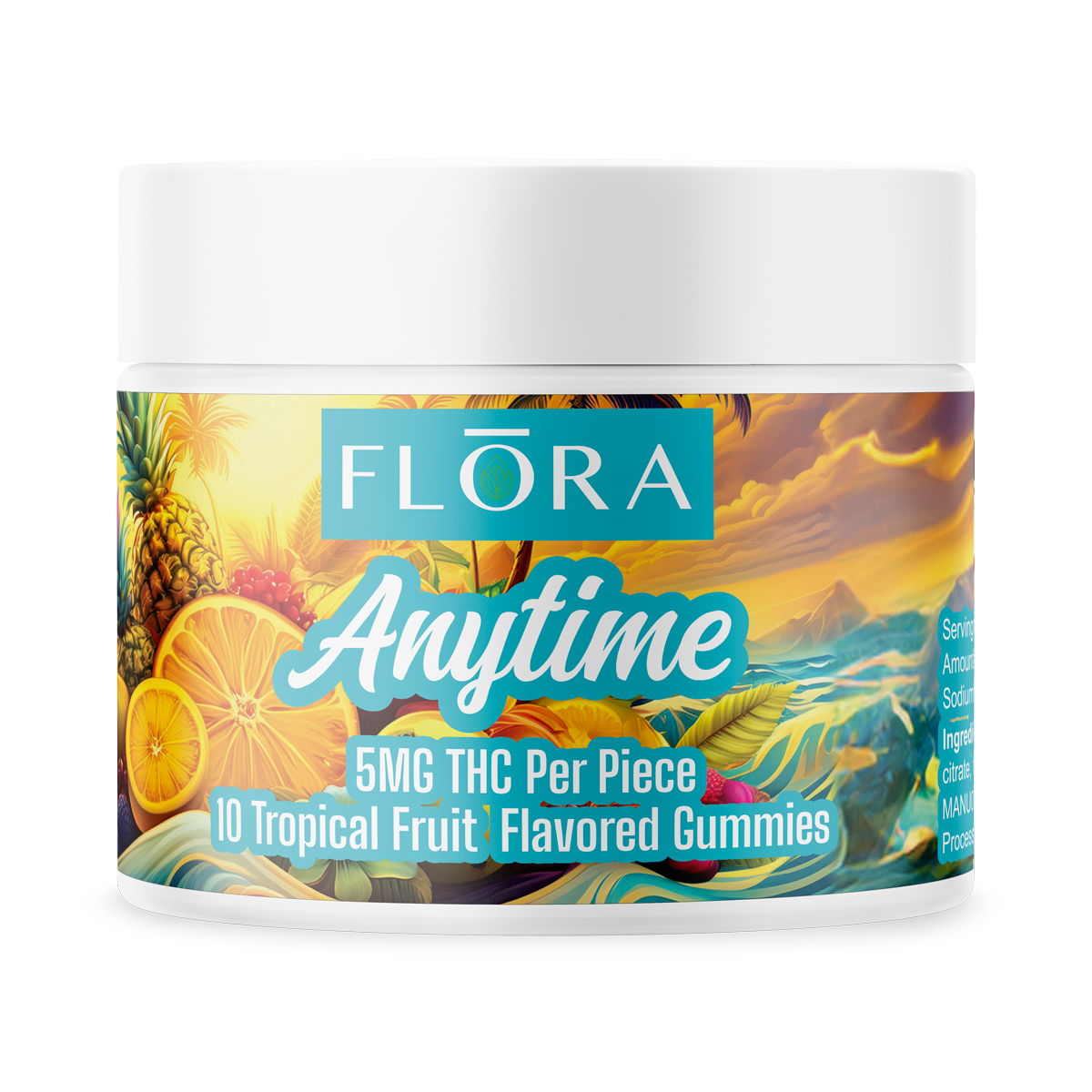 Photograph of product: Anytime Gummies | Tropical Fruit | 10-pack