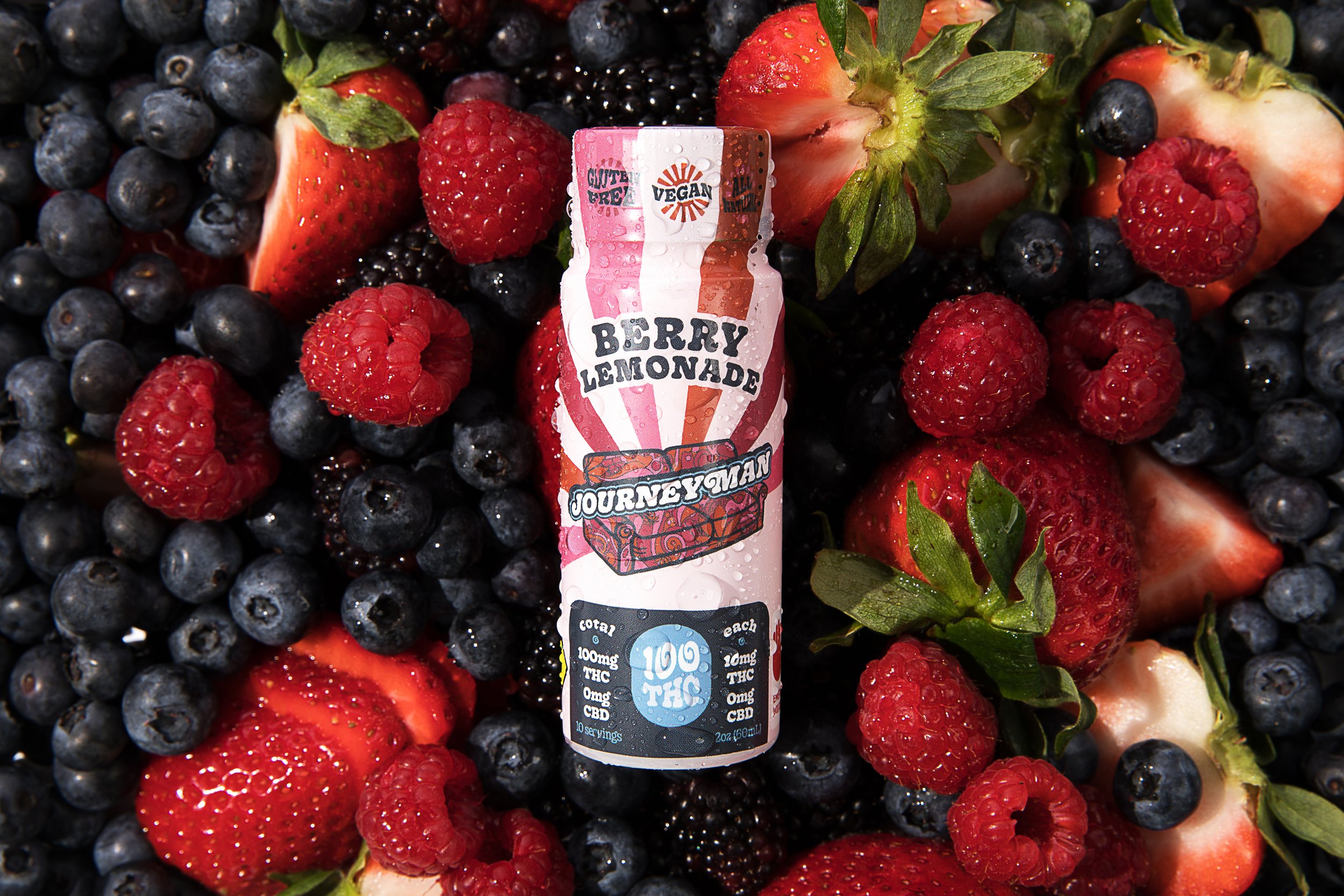 Photograph of product: Journeyman Berry Lemonade (H) Syrup 100mg