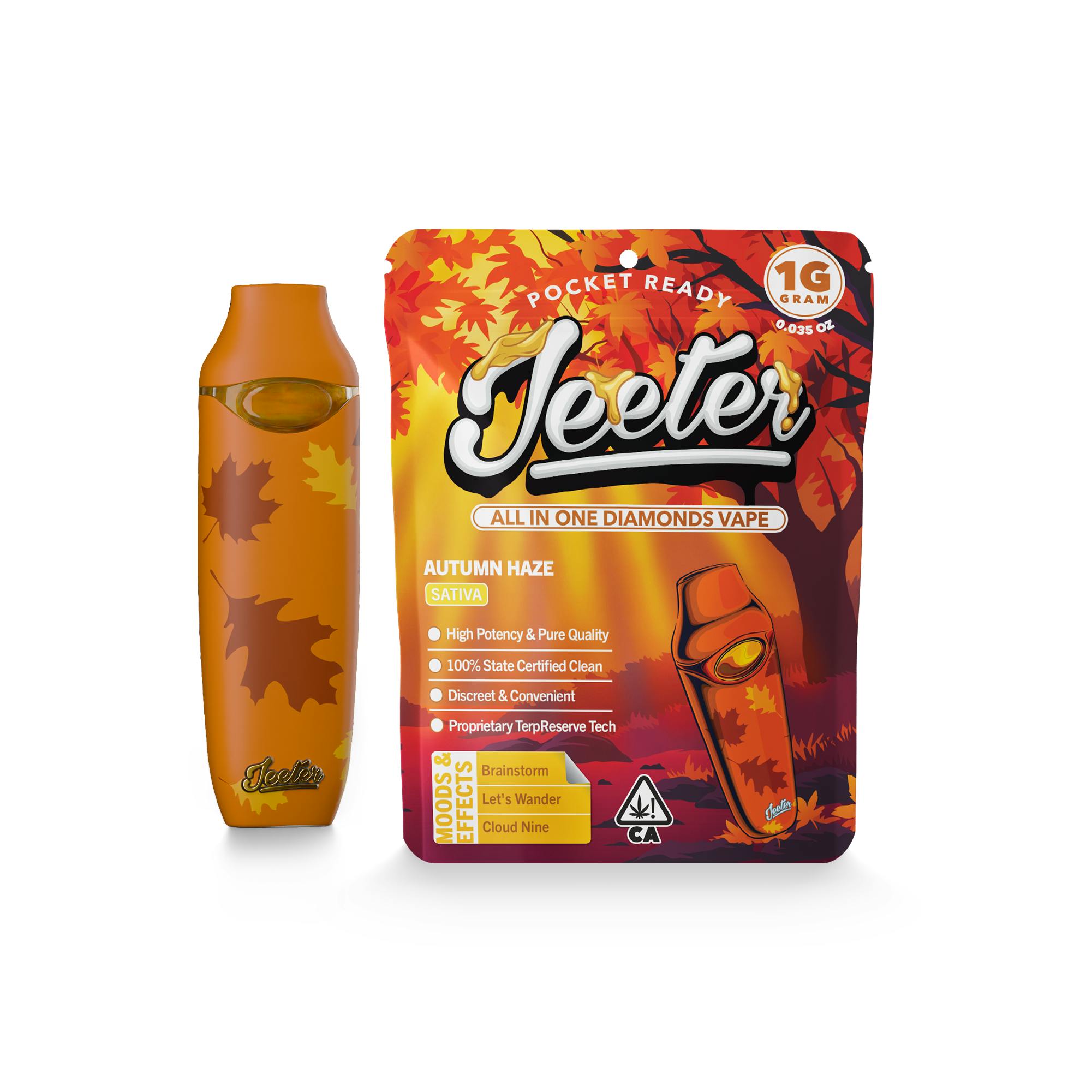 Photograph of product: Autumn Haze | Liquid Diamonds Disposable | 1g